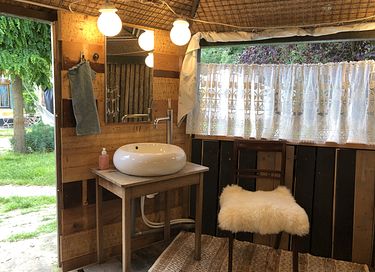 Luxuriöse Jurte in schönem Bauerngarten - 11