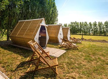 Unieke camping hut vlakbij strand en zee - 4