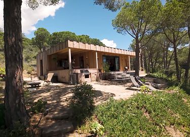Natuurcabin aan kust Barcelona met zeezicht - 44