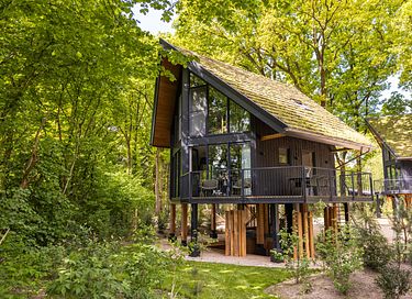Romantische houten lodge met privé hottub - 4