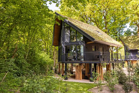 Romantische houten lodge met privé hottub - 4