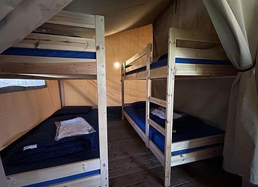 6-person glamping tent in the forest in Belgium - 10