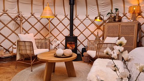 Luxe yurt met Bohemien chic interieur - 3