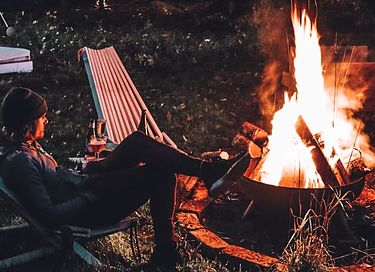 Prive glamping dome met hottub in natuur - 21