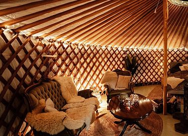 Overnachten in een buitengewone Yurt  - 4