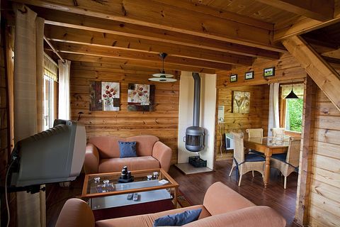 Wooden holiday home (5p)in the middle of the Ardennes - 5