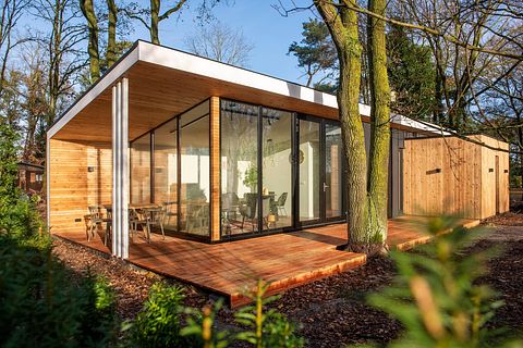 Luxe bos cottage voor vakantie in Limburg - 4