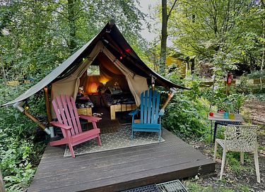 Safaritent op een eco-camping in Groningen - 3