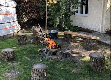 Luxuriöse Jurte in schönem Bauerngarten - 7