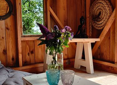 Bijzonder overnachten in een natuurhut - 7
