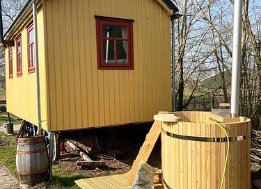 Woonwagen in jaren '30 stijl met hottub - 4