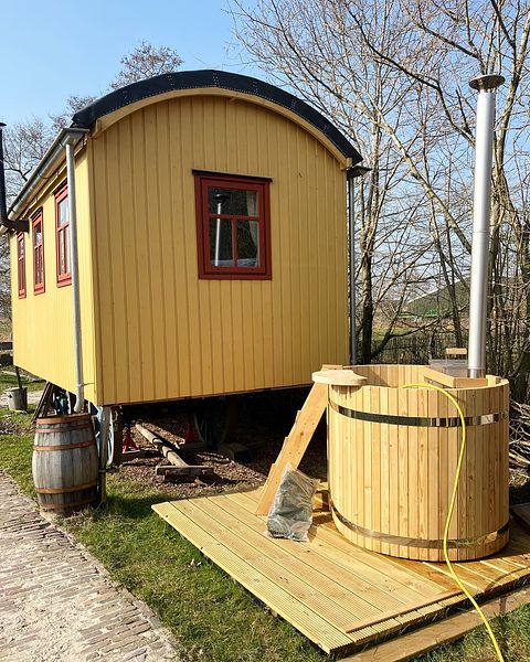Woonwagen in jaren '30 stijl met hottub - 4