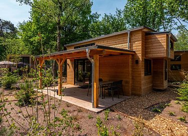Tiny House met terras en vuurplaats