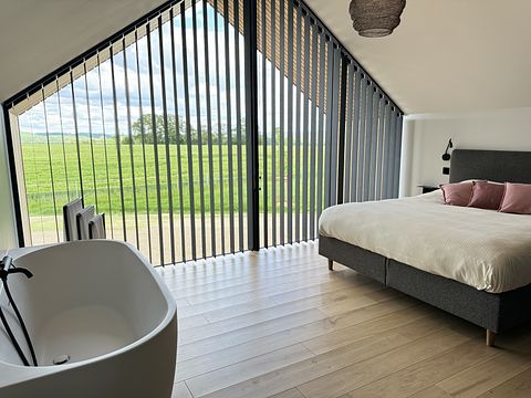 Lodge met panoramisch bad en privé hottub - 5