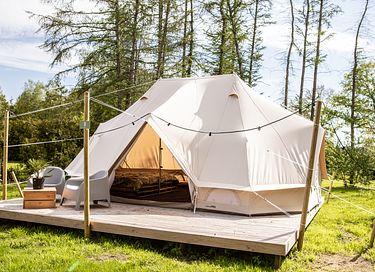 Glamplodge met privé sanitair in Friesland - 1