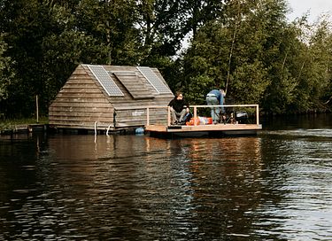 Slapen op een vlot op de Loosdrechtse plassen - 40