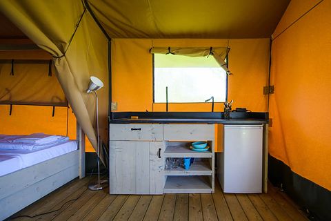 Safaritent (5p) op geweldige camping - 4