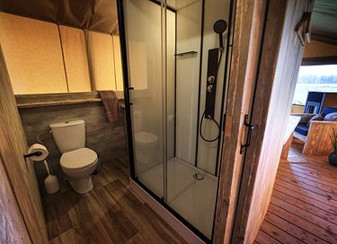Glamping tent (2p) with hot tub - 10