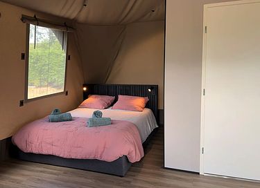 Romantische glamping lodge met privé hottub - 16