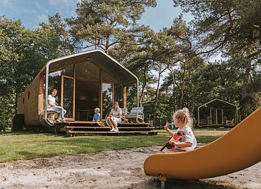 Sustainable wrap house at nice vacation park