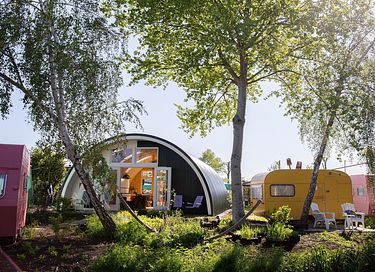 Retro caravan aan de Vinkeveense Plassen - 13