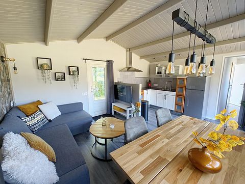Houten lodge met omheinde tuin in Duitsland - 5
