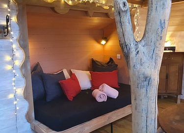 houten lodge met uitzicht op de Pyreneeën - 25