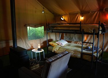 Safari tent for 8 people in eco-camping - 7