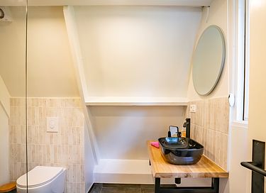Schönes Waldhaus mit romantischer Badewanne - 21