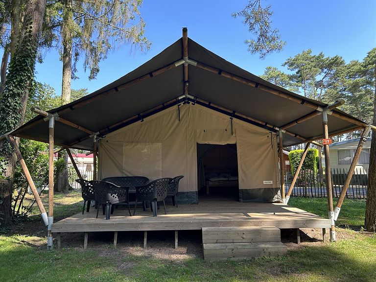 6-person glamping tent in the forest in Belgium - 1