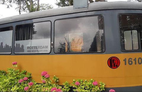 Sleeping in a tram with the whole family  - 2