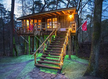 Prachtige boomhut (4p) midden in de natuur - 47