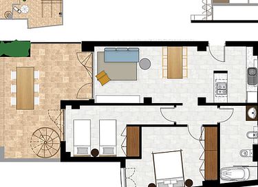 Sea view penthouse (6 pers.) in Spain - 35