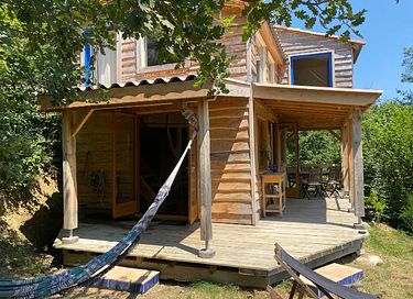 houten lodge met uitzicht op de Pyreneeën - 14