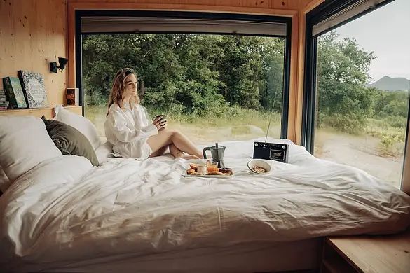 Ontspannen in een tiny house met uitzicht - 1