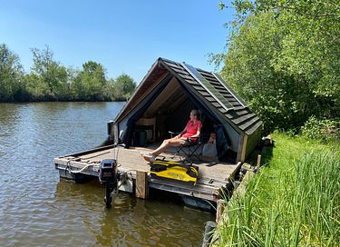 Slapen op een vlot op de Loosdrechtse plassen - 26