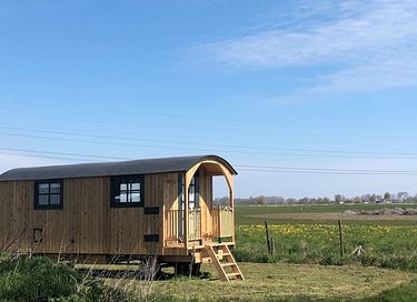 Houten pipowagen in prachtige omgeving - 2