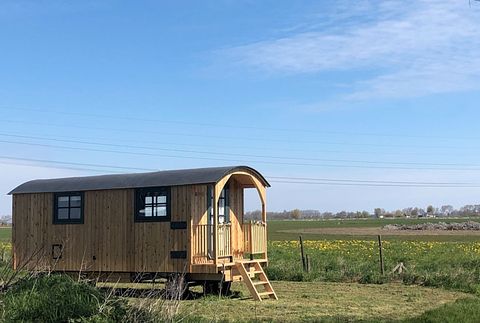 Houten pipowagen in prachtige omgeving - 2