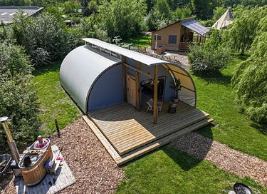Tente de glamping de luxe (2p) avec bain à remous - 13