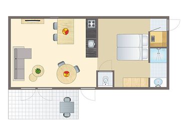 House (2p) with sauna on the Sneekermeer - 12