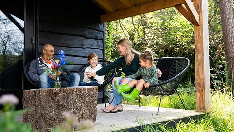Tiny House umgeben von Wald und mit Whirlpool - 5