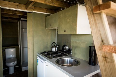 Tente Glamping avec plancher pour 4 personnes - 5