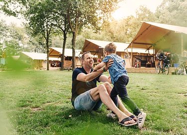 Large safari tent (6p) on versatile campsite - 16