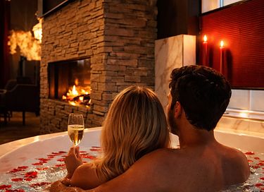 Suite Jacuzzi avec sauna privé et jardin de bien-être