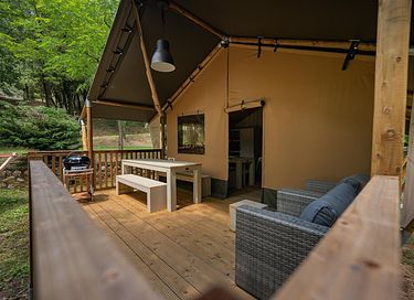Glamping-Zelt inmitten des Waldes in Frankreich - 6