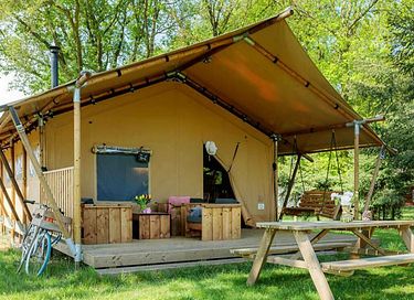 Belle tente glamping pour 6 personnes