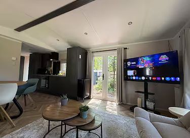 Modern chalet with a private hot tub - 5
