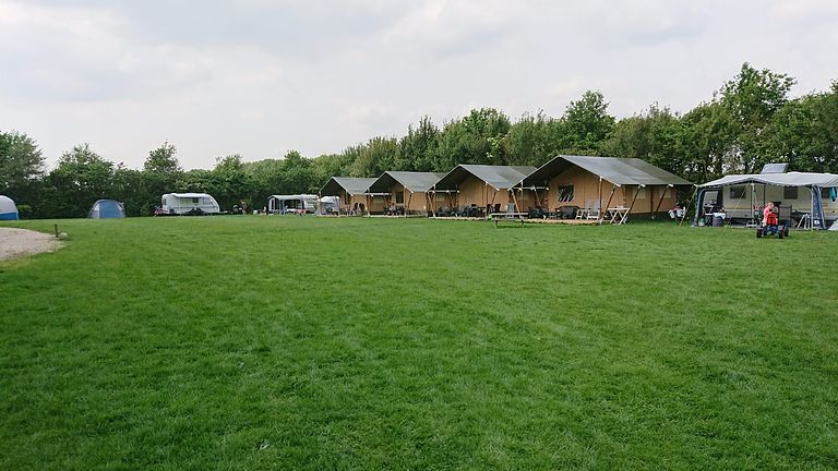 Safaritent op gezellige camping in Drenthe - 1