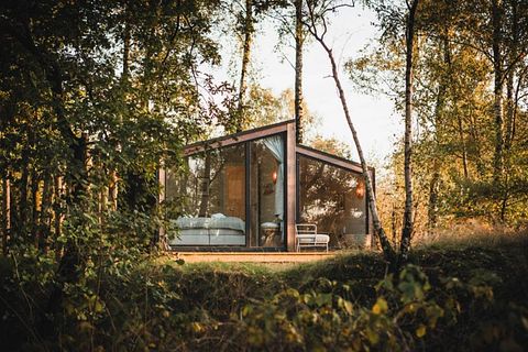 Luxe cabin op de top van een heuvel - 3