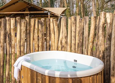 Luxury glamping lodge (5p) with hot tub - 7